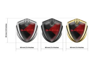 Dacia Kuppel Emblem Abzeichen Pro Stil Edelstahl